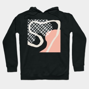 Abstract Lines And Soft Colors Hoodie